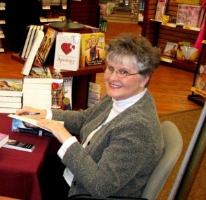 Kathy at Booksigning